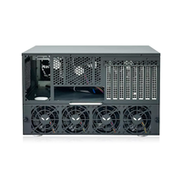 JMCD 12S4 Server-NAS Netzwerk Speicher Rack 12G Backplane ATX NAS Gehäuse Mid Tower Lüfter Kühler für Unternehmen und Organisationen
