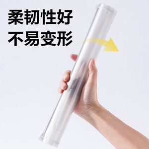 Deli Document Bag A4 Clear Snap Button Design For Office Use - Product Image 2