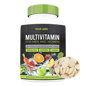 Comprimés de multivitamines de marque privée Vitamine A,B,C,E,D Comprimés à croquer de minéraux <span class=keywords><strong>multivitamin</strong></span>és - Product Image 1
