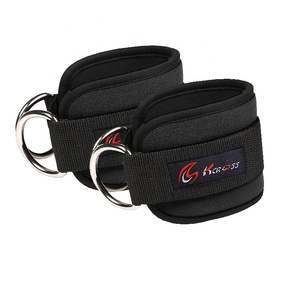 Tali pergelangan kaki dapat disesuaikan, latihan kaki <span class=keywords><strong>Gym</strong></span> kekuatan kebugaran olahraga EVA tali pergelangan kaki untuk mesin kabel - Product Image 1