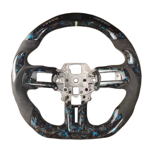 Latest Products Forged Carbon Fiber Alcantara LED Grip Steering <b>Wheel</b> for Ford Mustang Car Steering <b>Wheel</b> - Product Image 1