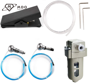 Pulsera portátil anillo piedra tallado ajuste herramientas doble mango G8 configuración rápida grabador neumático máquina de grabado para joyería - Product Image 5