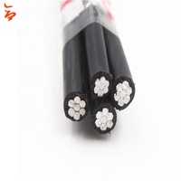 Câble CAAI XLPE autoportant de 2x16mm, 3x25+16mm, 3x50+25mm², câble ABC, prix