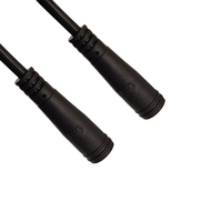 Connecteur de câble étanche IP65 en cuivre et laiton de haute qualité 5V 4P 2 cœurs M6/M8 pour vélo électrique mâle et femelle