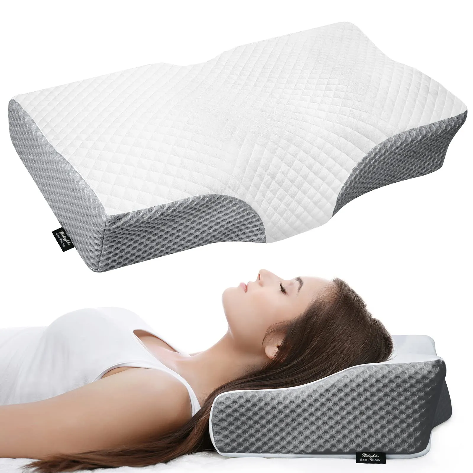 Gel Lumbar Support Sleeping, Cooling Memory Foam Bed Support Pillow for Lower  Back Pain Relief Waist Sleep - China Memory Foam Pillow and Gel Memory Foam  price