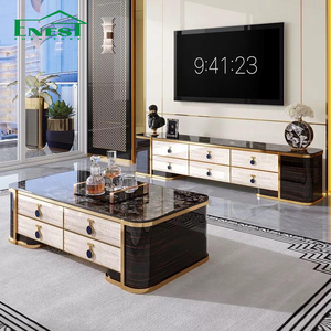 Divani di Lusso in Vera Pelle Premium, Arredamento Moderno di Alta Gamma <span class=keywords><strong>per</strong></span> Ville, Soluzione Completa <span class=keywords><strong>per</strong></span> Designer d'Interni, Set <span class=keywords><strong>Soggiorno</strong></span> in Marmo - Product Image 3
