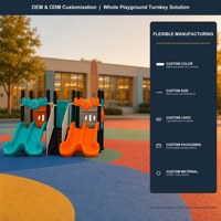 Connecteurs de structure de jeu en vrac SageDelightRides, configuration graphique, pour enfants, en LLDPE et tubes en acier galvanisé, pour parcs et places publiques, OEM