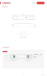 Ltech <span class=keywords><strong>Dali</strong></span> Driver 8W 100-450MA <span class=keywords><strong>Dali</strong></span> <span class=keywords><strong>2</strong></span> Dt6 Driver Regulable Ultra-compacto CC Atenuación de corriente constante <span class=keywords><strong>Dali</strong></span> Driver SE-8-100-450-G1D - Product Image 5