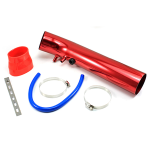 Kit de inicio de admisión Tubo de aluminio de admisión de aire frío 76mm 3,0 pulgadas Conducto de admisión de automóvil Sistemas universales de manguera de tubo de turbina Turbo - Product Image 3