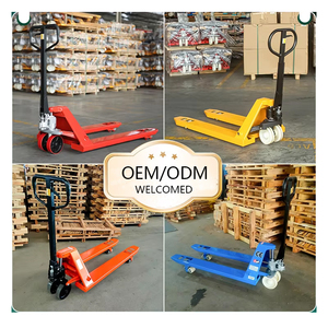 Giá tốt 2500 kg 2 3 5 8 tấn Pallet Jack Stacker transpallet manuale tay nâng cao thủy lực xe tải Pallet Xe đẩy nâng lên - Product Image 1