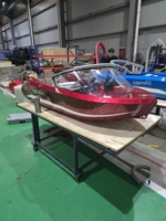 Kart aquatique de luxe pour adultes en alliage d'aluminium, bateau électrique avec siège pliable, peinture de qualité automobile, jet-boat monoplace
