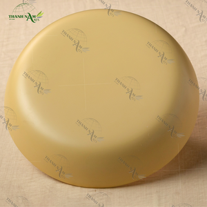 จานกลมทำจากไม้ไผ่ทำมือ-จานกลมเป็นมิตรกับสิ่งแวดล้อมสำหรับการให้บริการตกแต่งและการต้อนรับใช้ซัพพลายเออร์ oM/odm - Product Image 1