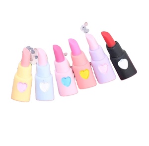 Boutons décoratifs en résine pour maquillage, rouges à lèvres, artisanat Kawaii, perles, cabochons à dos plat, aimants de réfrigérateur, accessoires de scrapbooking et DIY - Product Image 1