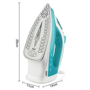 Fer à vapeur électrique 2000W portable avec semelle en céramique antiadhésive pour vêtements et fonction anti-goutte - Product Image 5