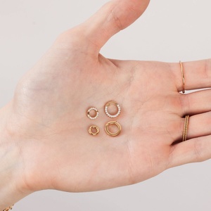 Waterproof New DIY Basic Loose Mouth Chain Stainless Steel 18K Gold Color Oval Butterfly Necklace for Anniversary - Product Image 4