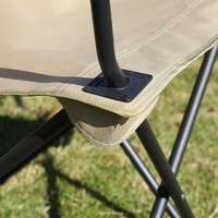 Chaise de camping pliable portable multifonctionnelle pour l'extérieur, la plage, la pêche, le barbecue et les pique-niques (vente en gros)