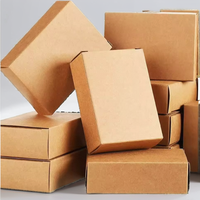 Boîtes à savon en papier kraft recyclé avec fenêtre, emballage pour savon fait maison et cadeaux de fête, type dossier à fermeture à clip