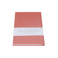 Vente en gros personnalisé lin tissu couverture rigide luxe planificateur 2024 2025 cahiers journaux personnalisables