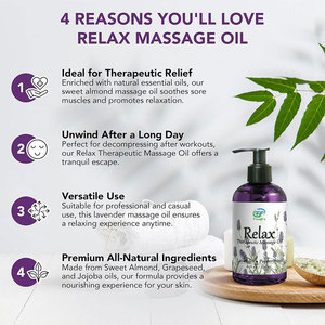 Aceite <span class=keywords><strong>de</strong></span> Masaje Terapéutico Relajante <span class=keywords><strong>de</strong></span> Gran Capacidad con Bomba Dosificadora, Etiqueta Personalizada OEM - Product Image 5