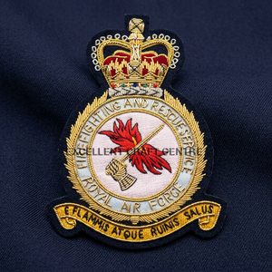 RAF F-R SERVICES High Quality Lace Embroidered Patch <b>Sew</b>-On Fabric Badge Circular Luxury Design for Garment - Product Image 1