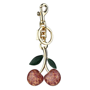 2025 New Manufacturer Wholesale Exquisite Fashion <b>Accessories</b> <b>Cute</b> Bag Pendant <b>Car</b> Rubber Eco-Friendly UV Printed Cherry - Product Image 1