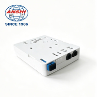 Caja Terminal de Panel Óptico Invisible Mini FTTH de 1 Núcleo para Redes 3G y 4G