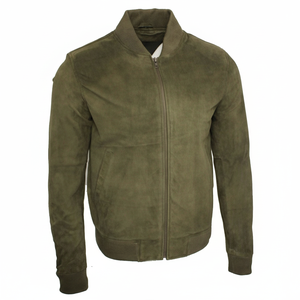 Elegante chaqueta de cuero negro de invierno para hombre en todos los tamaños con logotipo personalizado y cremallera chaqueta de etiqueta privada - Product Image 1