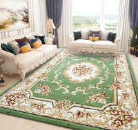 Tapis en laine floral néo-zélandais moderne fait à la main doux confortable ignifuge résistant aux taches pour les salles de banquet d'hôtel 5 étoiles