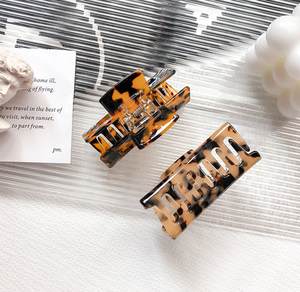 千金醋酸中号优雅时尚气质可定制LOGO脑勺发夹 - Product Image 6