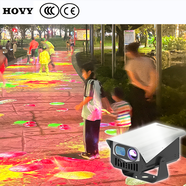 Outdoor Multi-Color Interactive Full HD 1080p Digital Projection Light Floor Video System 3D Holographic Floor Projector