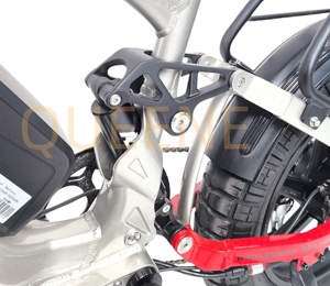 Vélo électrique QUEENE à suspension intégrale, double moteur 2000W 52V 60V, pneus larges, avec double batterie au lithium - Product Image 3