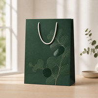 Sac de shopping en papier cartonné épais éco-responsable, logo imprimé personnalisé, sac de shopping pour vêtements