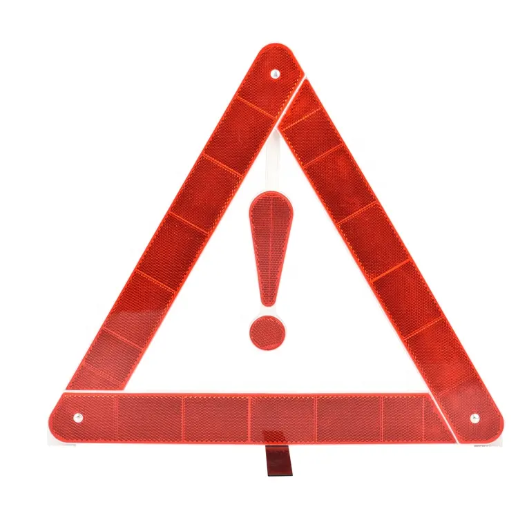 Safety reflector warning triangle car sign warning triangle labels