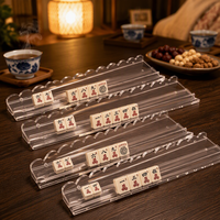 Règle de Mahjong Moderne de 20 Pouces en Acrylique Transparent, Style Américain, Meilleure Vente, Style Chinois