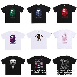 เสื้อยืดแขนสั้นผู้ชายพิมพ์ลายตัวอักษรสไตล์อเมริกัน แบรนด์แฟชั่นนำเข้า ผ้าฝ้ายแท้ ระบายอากาศได้ดี ทรงหลวม - Product Image 6