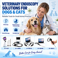 Endoscope vétérinaire portable pour animaux, cliniques vétérinaires, hôpitaux vétérinaires, universités, instruments vétérinaires, OEM, ODM