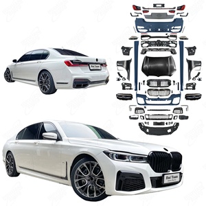 Kit de carrocería para <span class=keywords><strong>BMW</strong></span> <span class=keywords><strong>Serie</strong></span> <span class=keywords><strong>7</strong></span> G11 G12 2016-2021 actualización a 2022 estilo deportivo contiene parachoques de coche faro capó guardabarros falda lateral - Product Image 1
