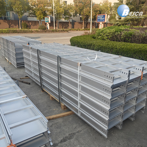Tangga kabel aluminium Tesla proyek 130 tinggi 300X150 UL nampan tangga terdaftar - Product Image 5