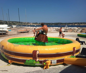 Người Lớn Ngoài Trời Carnival Inflatable Cạnh Tranh Trò Chơi Thể Thao Bucking Bronco Cơ Rodeo Bull Inflatable - Product Image 3