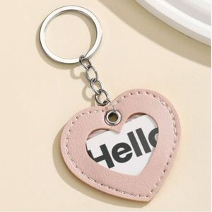 Modern Heart-Shaped Keychain Pu Leather Handbag Pendant Charming Accessory for Girls <b>Phone</b> Bags Elegant Bag <b>Charm</b> - Product Image 6