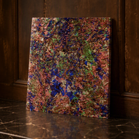 Feuilles de plastique celluloid colorées imitation nacre, feuilles de cellulose imitant une vraie coquille, laminées avec une feuille décorative en acrylique PMMA