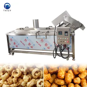 Continuous Fried Crispy Chicken Deep Frying Pork Rinds Fryer Machine Price