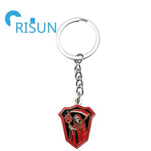 Metal barato Halloween Grim Reaper Terror esqueleto llavero personalizado muerte con guadaña hoz llavero gótico joyería regalo - Product Image 3