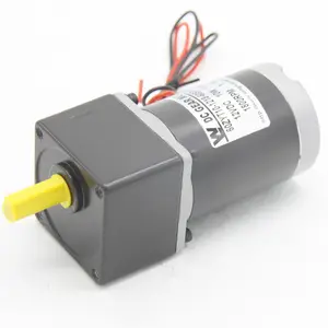 12V 25W קטן dc מנוע חשמלי עם gearhead עבור אריזה מכונות