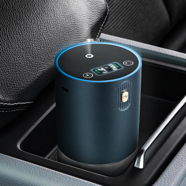 New Arrival Home Electric Usb Rechargeable Waterless Perfume Portable Nebulizer Luxury Essential Oil Car Fragrance Diffuser