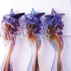 Ehre für Crystal individuell neue Modisch farbige runde Auszeichnung Handwerk Crystal Trophy