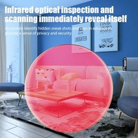 Détecteur de caméra espion portable – Gadget de détection de caméra cachée et de lentilles sténopé – Protection anti-espionnage et anti-surveillance