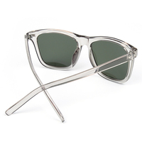 Nouvelles lunettes de soleil UV400 unisexes Logo personnalisé lunettes de soleil vintage polarisées avec cadre en métal bleu blanc or rouge transparent jaune