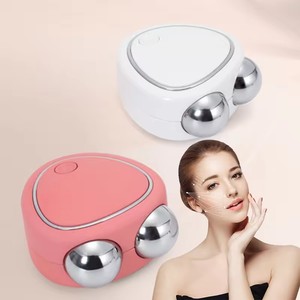 Rodillo eléctrico de masaje antienvejecimiento para tonificación de estiramiento facial con microcorriente y cuidado de la piel Guasha, rodillo de masaje facial antiarrugas - Product Image 5