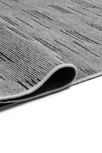 Alfombra Chenille Geométrica Mira Gray con Diseño de Diamantes, Ecológica, Apta para Mascotas, de Pelo Corto, Lavable, Antideslizante, Antibacteriana y Resistente a las Manchas - Product Image 5